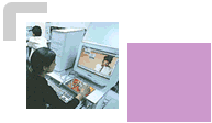 Designer working on an assignment in computer lab